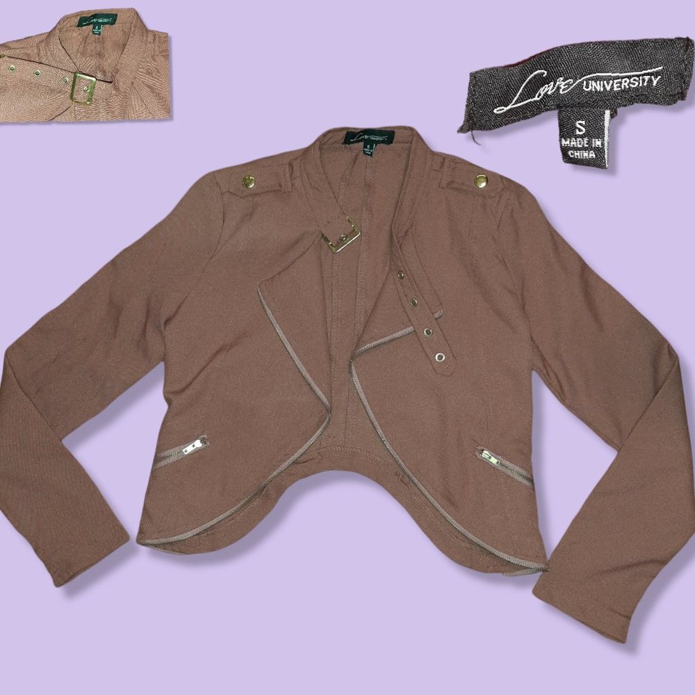 Brown Western Style Jacket